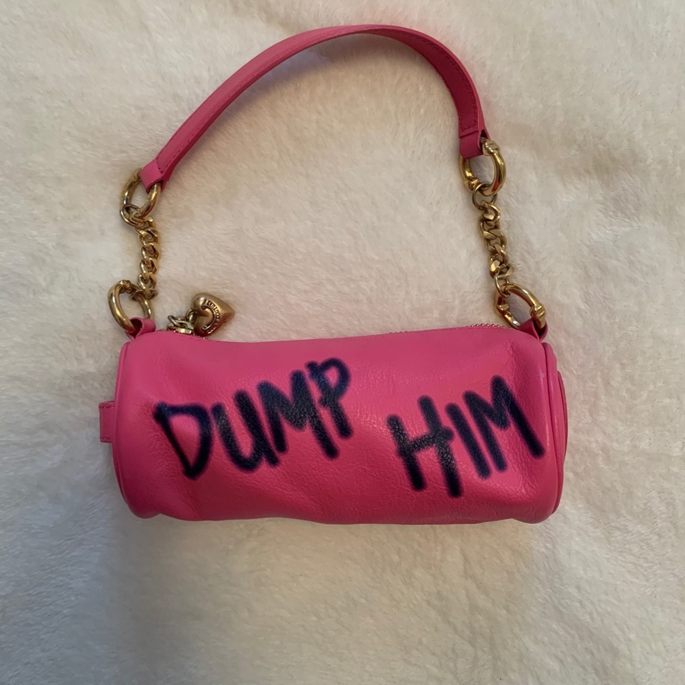 JUICY COUTURE PINK DUMP HIM BAG